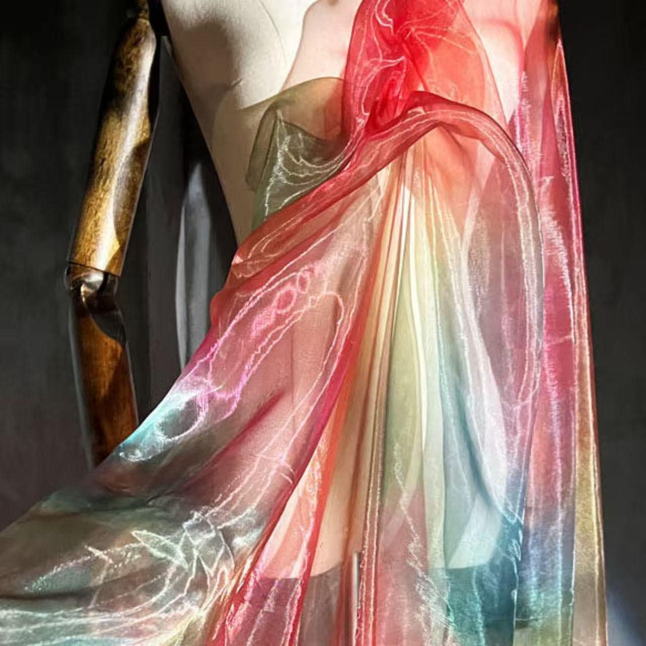 Chiffon Rainbow Dress - Etsy