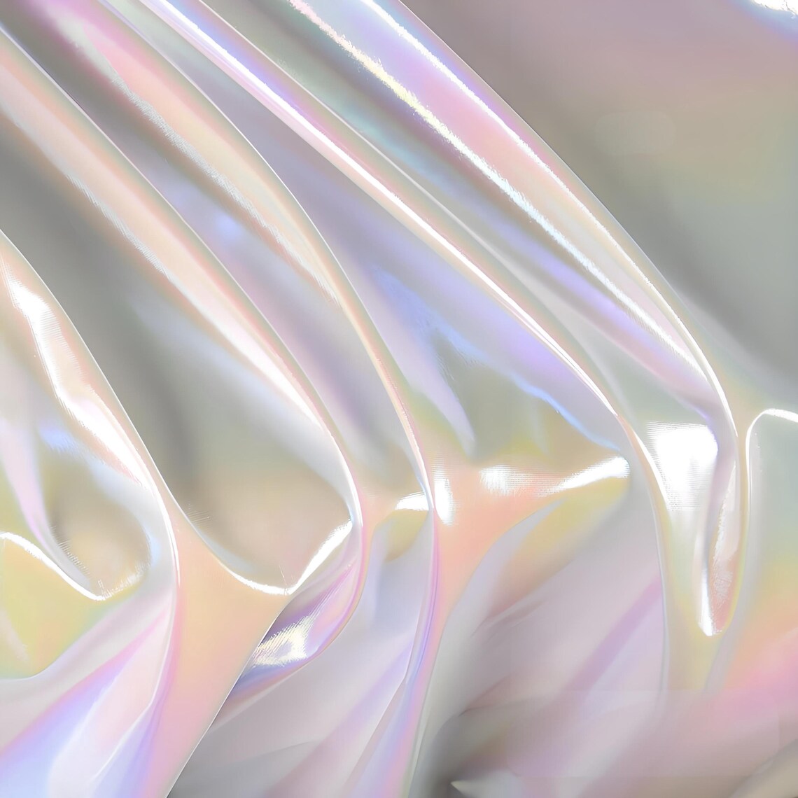 Gradient Stretch Iridescent Stretch Rainbow Gradient Fabric for Swimwear, Leotards ...