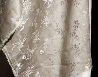 Ombre Jacquard Tungt Satintyg - Glänsande Vintage, Kinesisk Stil för Jackor & Kjolar