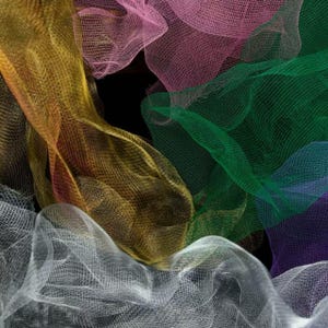 Cloud Mist Rigid Sculptural Mesh, Wire-Frame Shapeable Fabric for Futuristic Fashion & Dimensional Cutting Art image 15