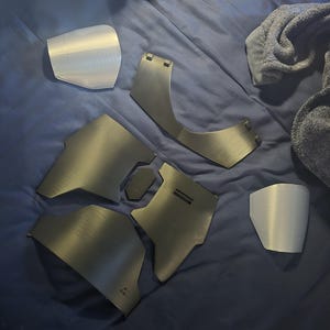 Raw 3d printed Boba Fett style Mando chest/shoulder armor