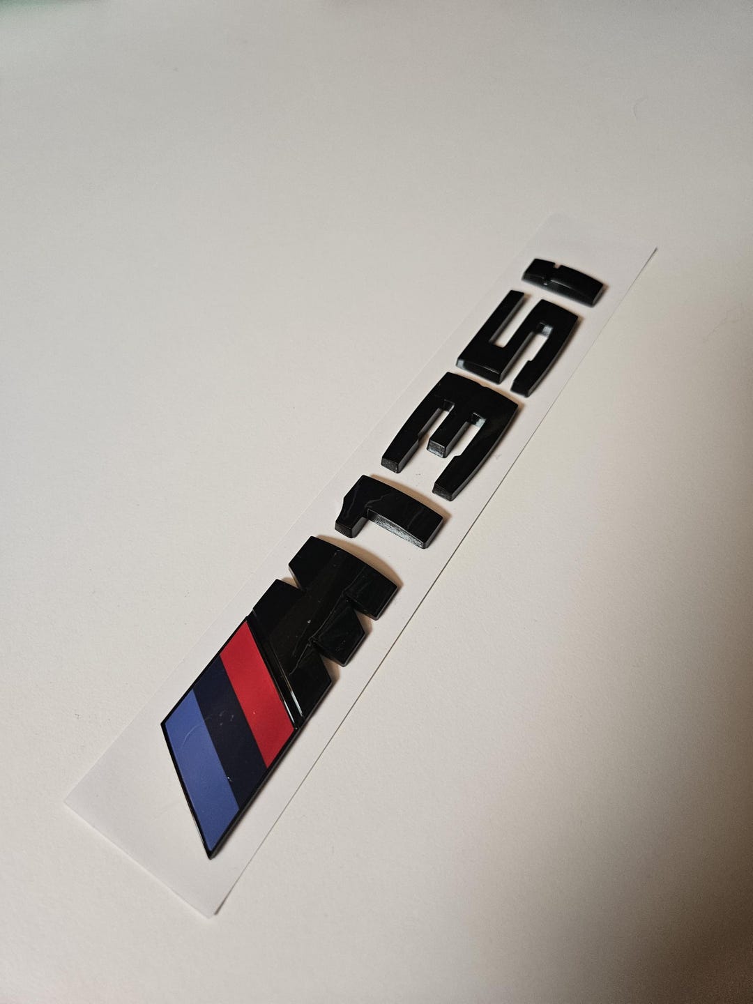 Tuning In Lettering Gloss Black 135i Style Emblem for BMW 1 Series Models (E81, E82, E87 ...