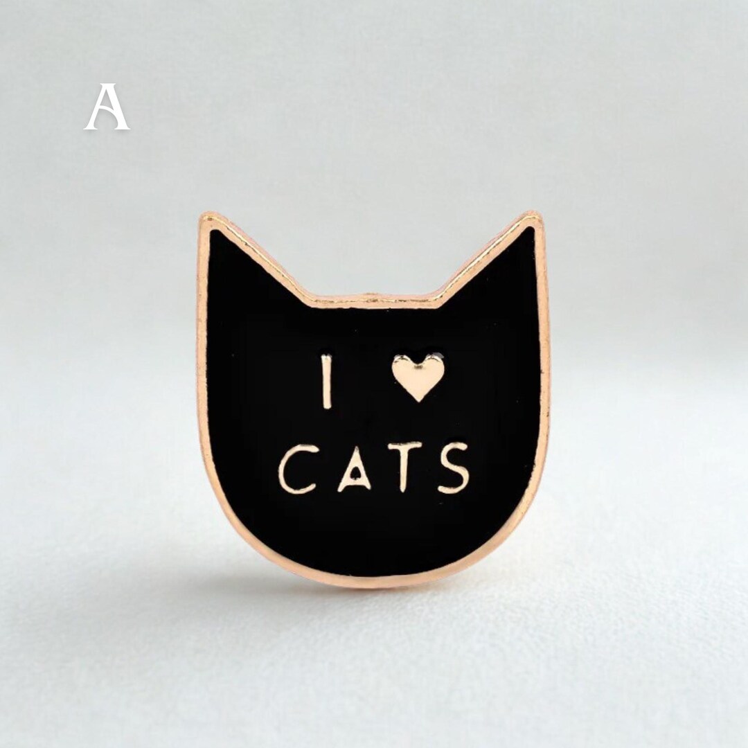 Cute Cartoon Cat Paw Pins Colorful Acrylic Brooch Badges Cat Lover Gift ...