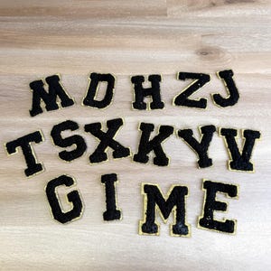 Chenille Letters, Iron on patches, Chenille letter iron-on patch, Alphabet Patches, Embroidered name patches, DIY Letters Patches, patch A-Z