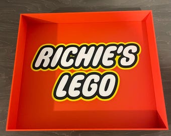 Personalised Custom Lego Sorting Tray - 3D Printed (230x195x32)