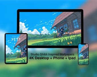 Papéis de parede aconchegantes do Studio Ghibli para iPad, celular, desktop e Macbook | Interior japonês |