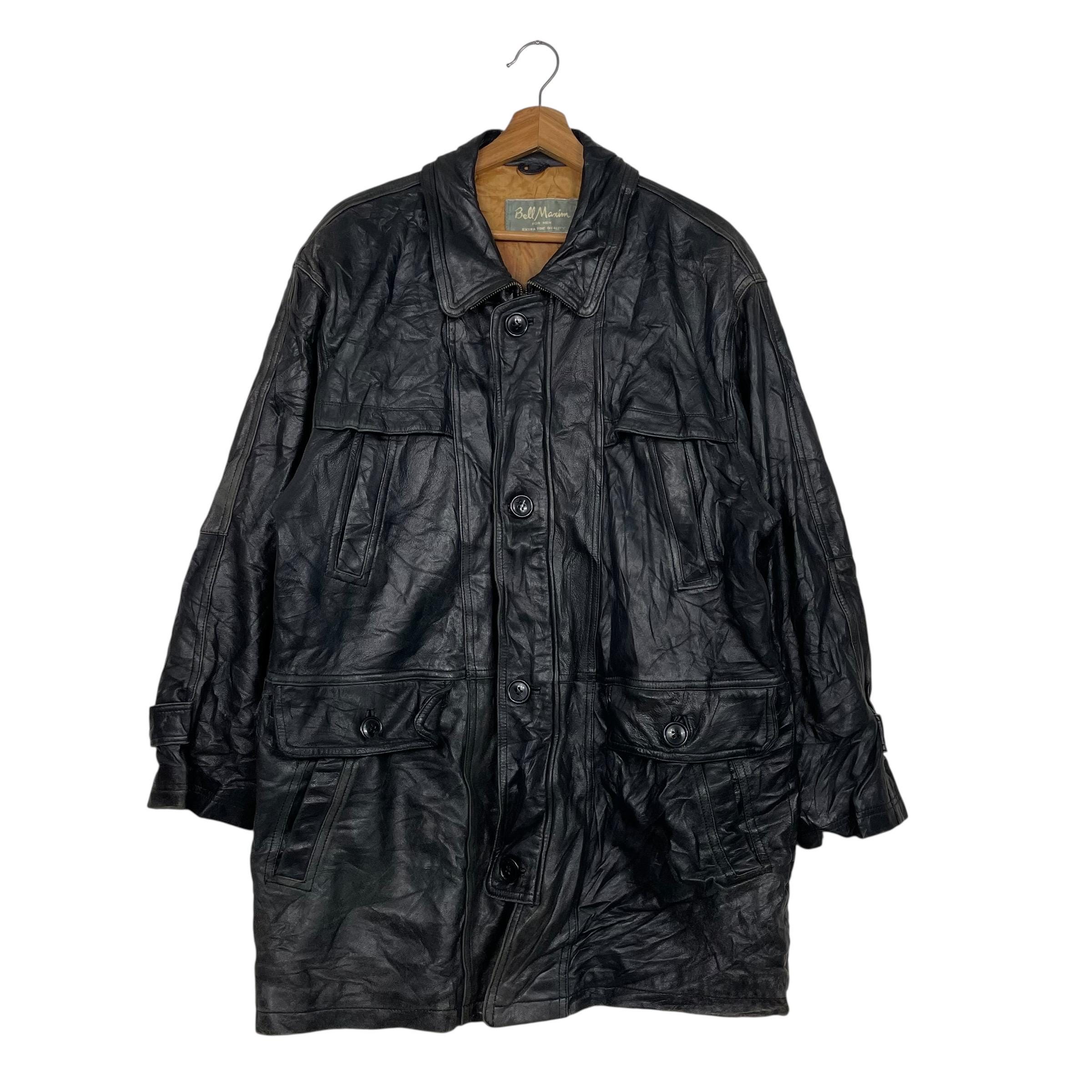 Apc Leather Jacket - Etsy