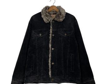 Very Rare Vintage Japanese Brand GOA N2B Monster Fur Military