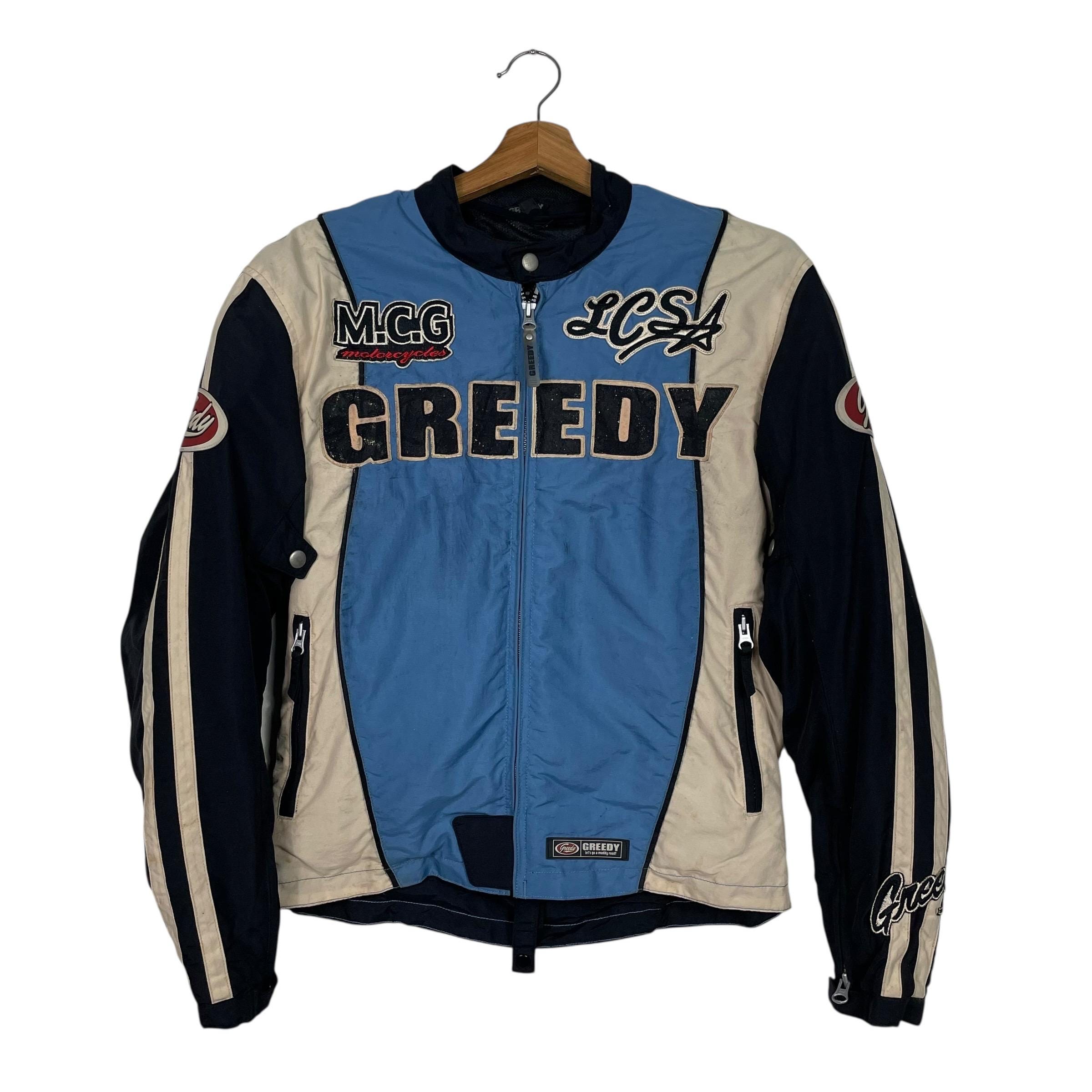 Greedy Racing Biker Motorcycle Jacket - Etsy