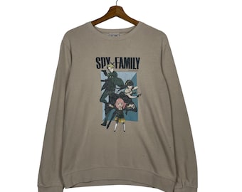 Anime Spion Familie Sweatshirt mit Rundhalsausschnitt