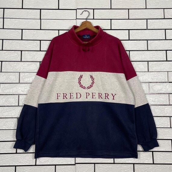 Vintage Fred Perry Color Block Sweater
