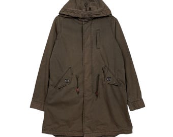 Niko and  日本ブランド フリース裏地 ミリタリーパーカー