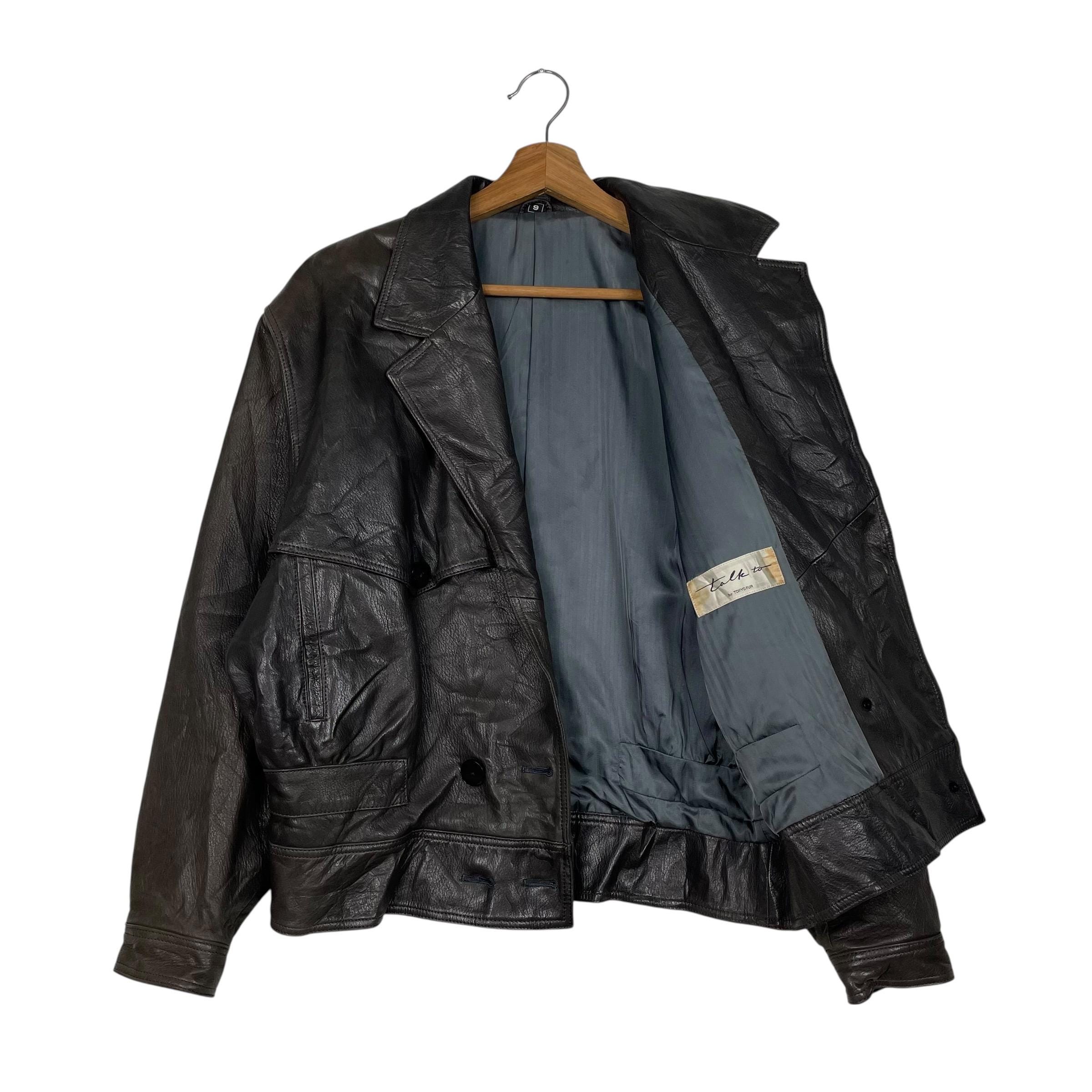 Talk to by Tokyo Leather Jacket - Etsy