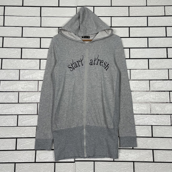 Japanese Brand MKR Start Atresh Long Hoodie