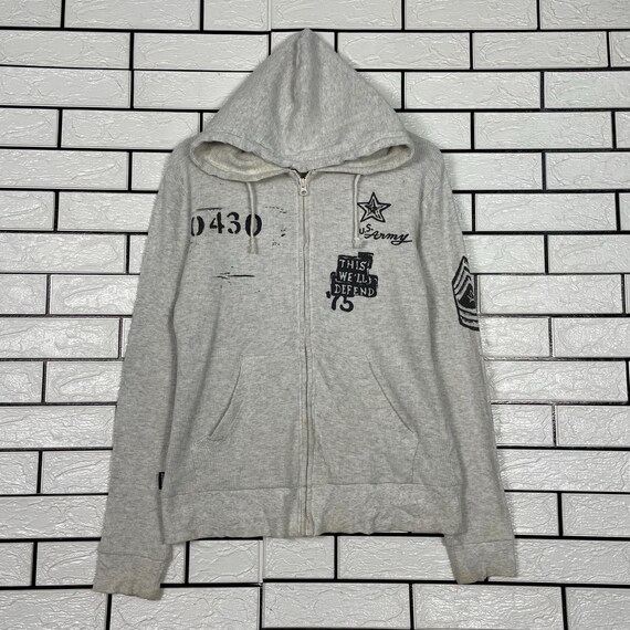 Avirex US Army Military District Zipper Hoodie