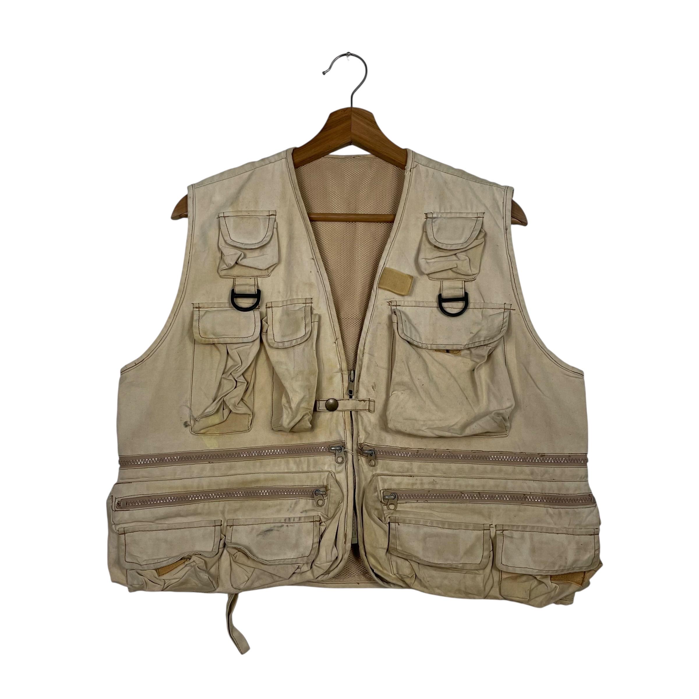 Vintage fishing vest - Etsy 日本