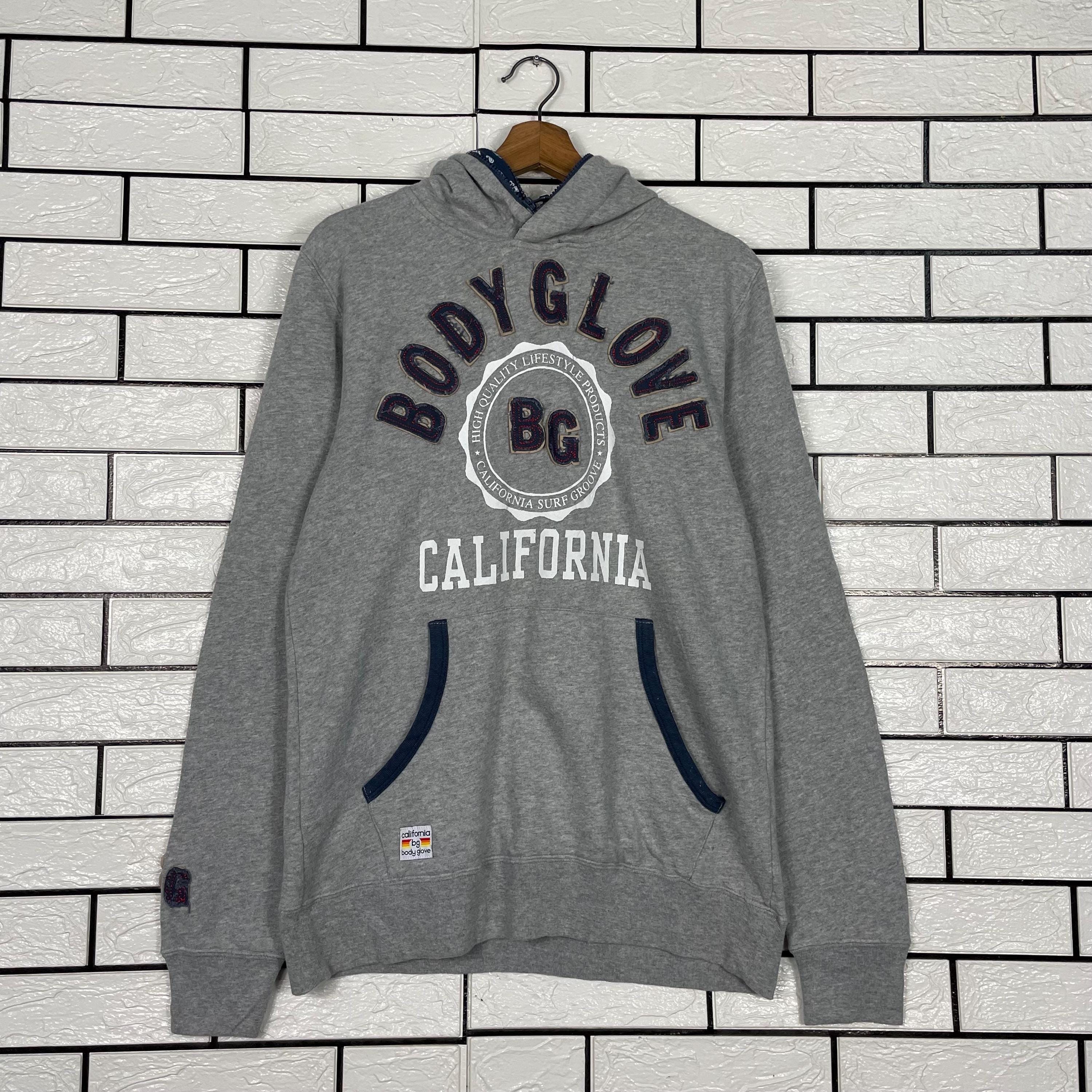 Body Glove Big Logo Gray Hoodie - Etsy