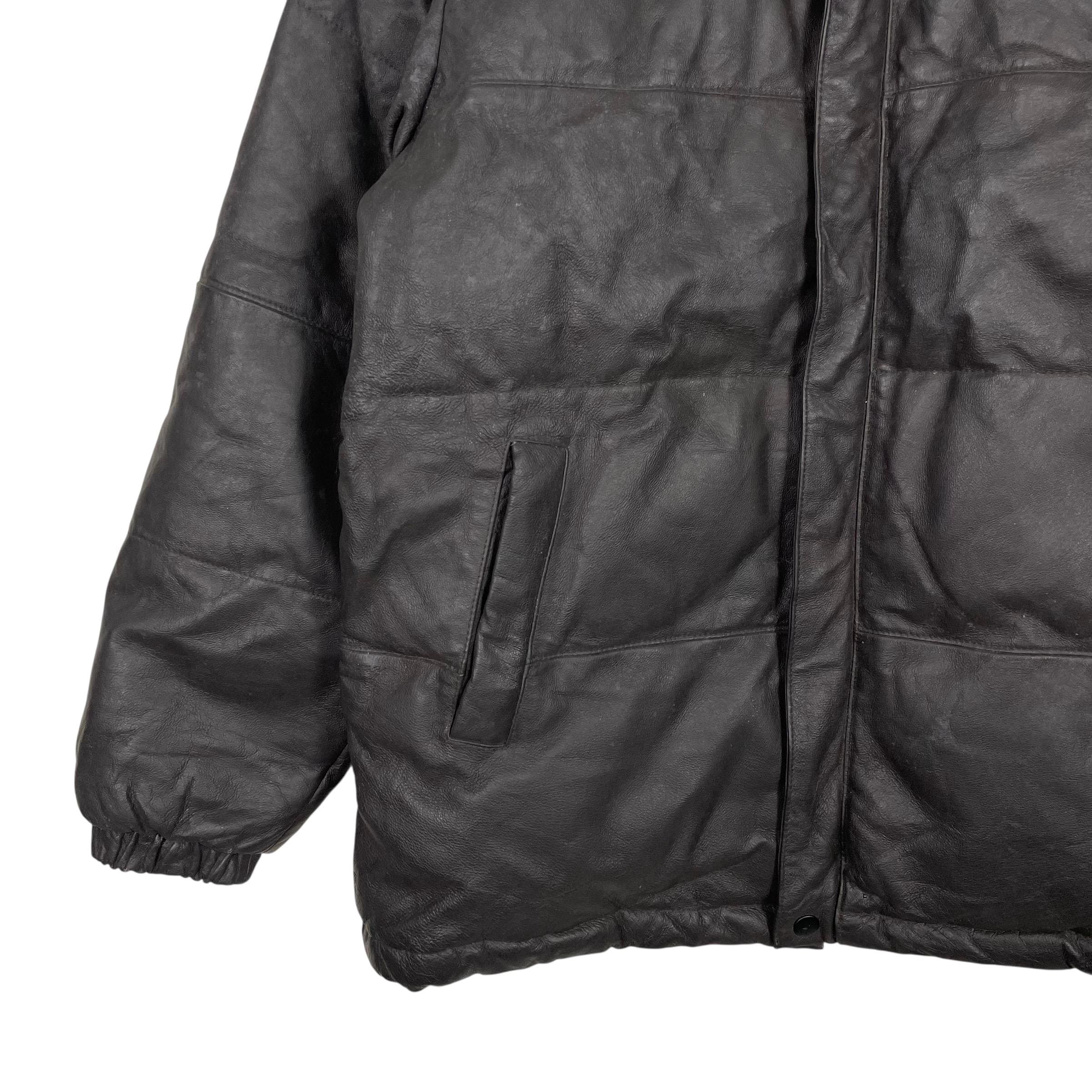 ジャケット・アウター MCM leather down jacket MCM Leather Down Jacket - Etsy