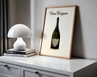 Poster dello champagne Dom Perignon