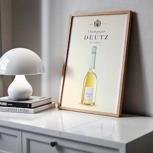 Deutz Champagner Liebe Poster