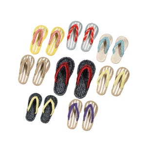 multi colors Cotton Room Sandals – Comfortable Washable Flip-Flop Style Indoor Slippers