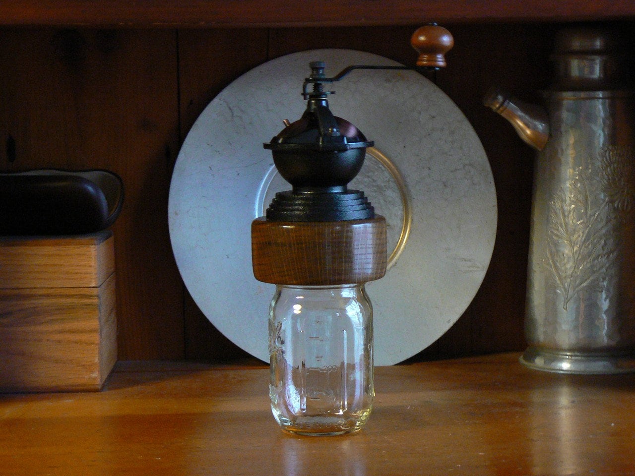 Mason Jar Coffee Grinder Vintage Style Coffee Grinder Etsy Australia