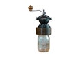 Mason jar coffee grinder - vintage style coffee grinder - off the grid coffee grinder - manual coffee grinder