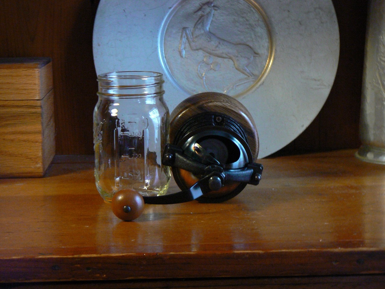 Mason Jar Coffee Grinder Vintage Style Coffee Grinder Etsy Australia