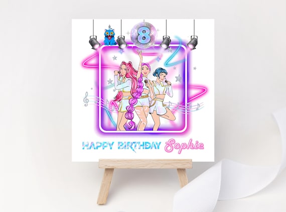 Personalised K-Pop Demon Hunters Birthday Card | Huntrx Custom Name and Age