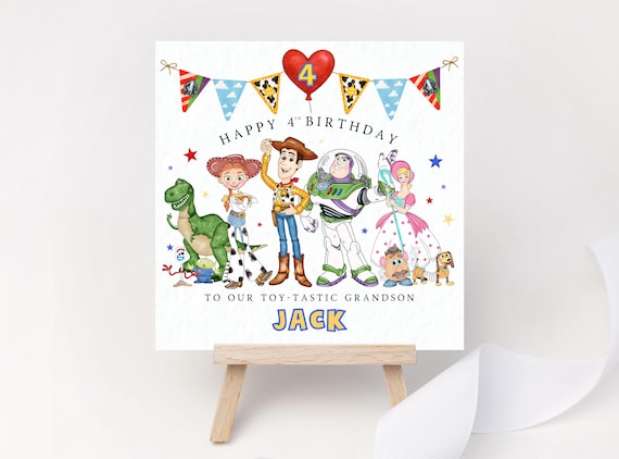 Personalised Disney Birthday Card: Toy Story Inspired Keepsake