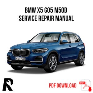 BMW X5 G05 M50d Service Manual Repair, Workshop Service Repair, INSTANT Download PDF