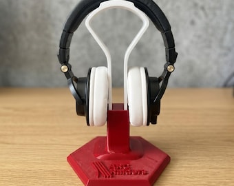 Headset Holder: Gaming Headphone Display, Organizer Accessory for Gamer Desk Setup