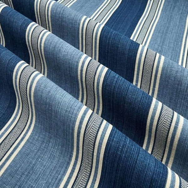 Waverly Blue Fabric Etsy