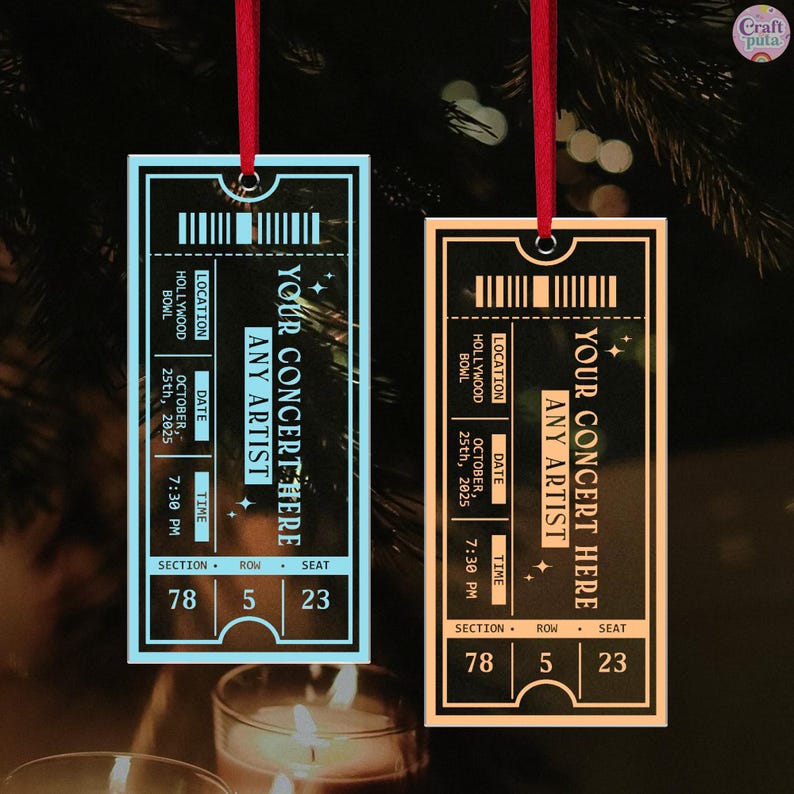 Personalized concert gift for couple or friend 2025
