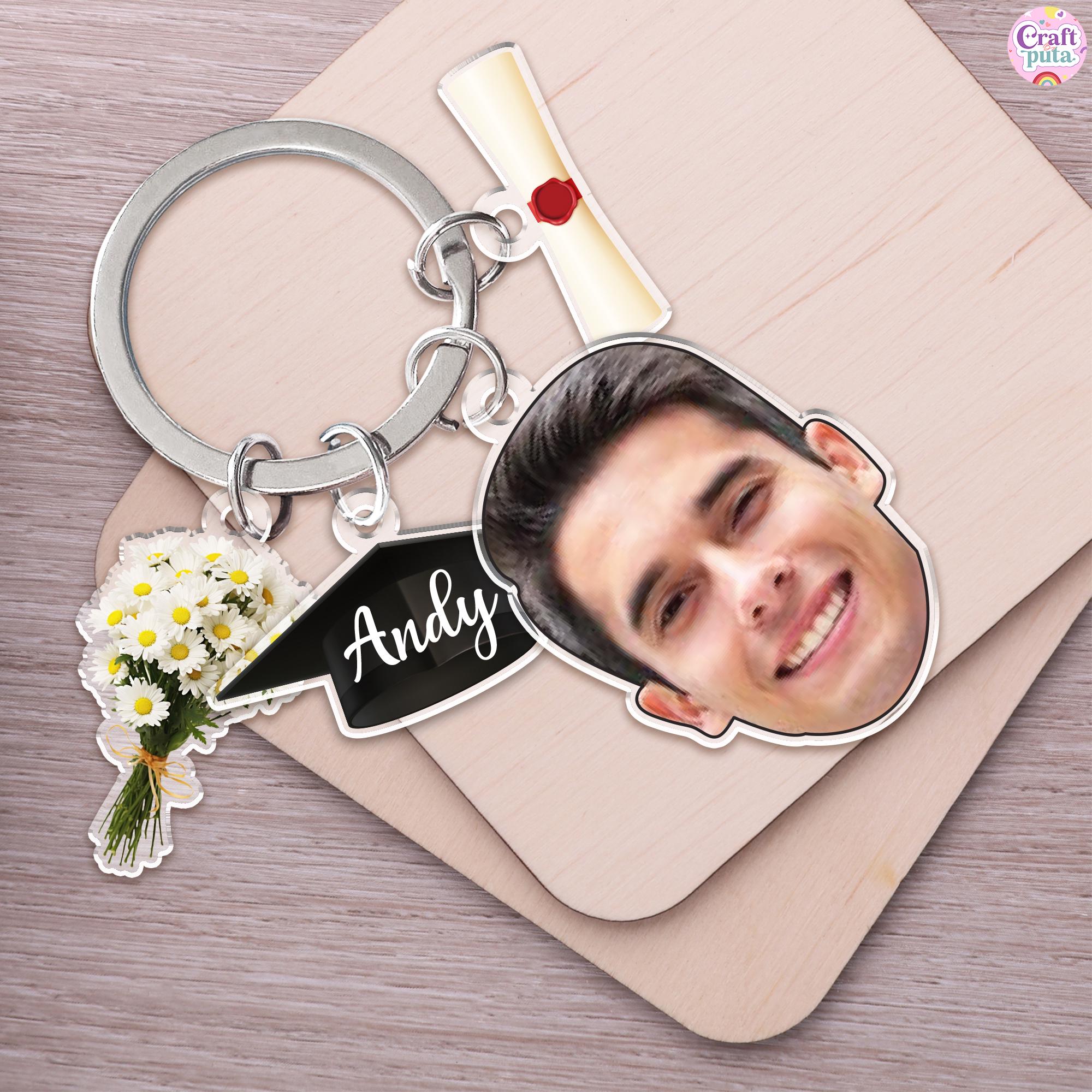 Personalized Graduation Photo Keychain Class of 2026, Custom Name ...