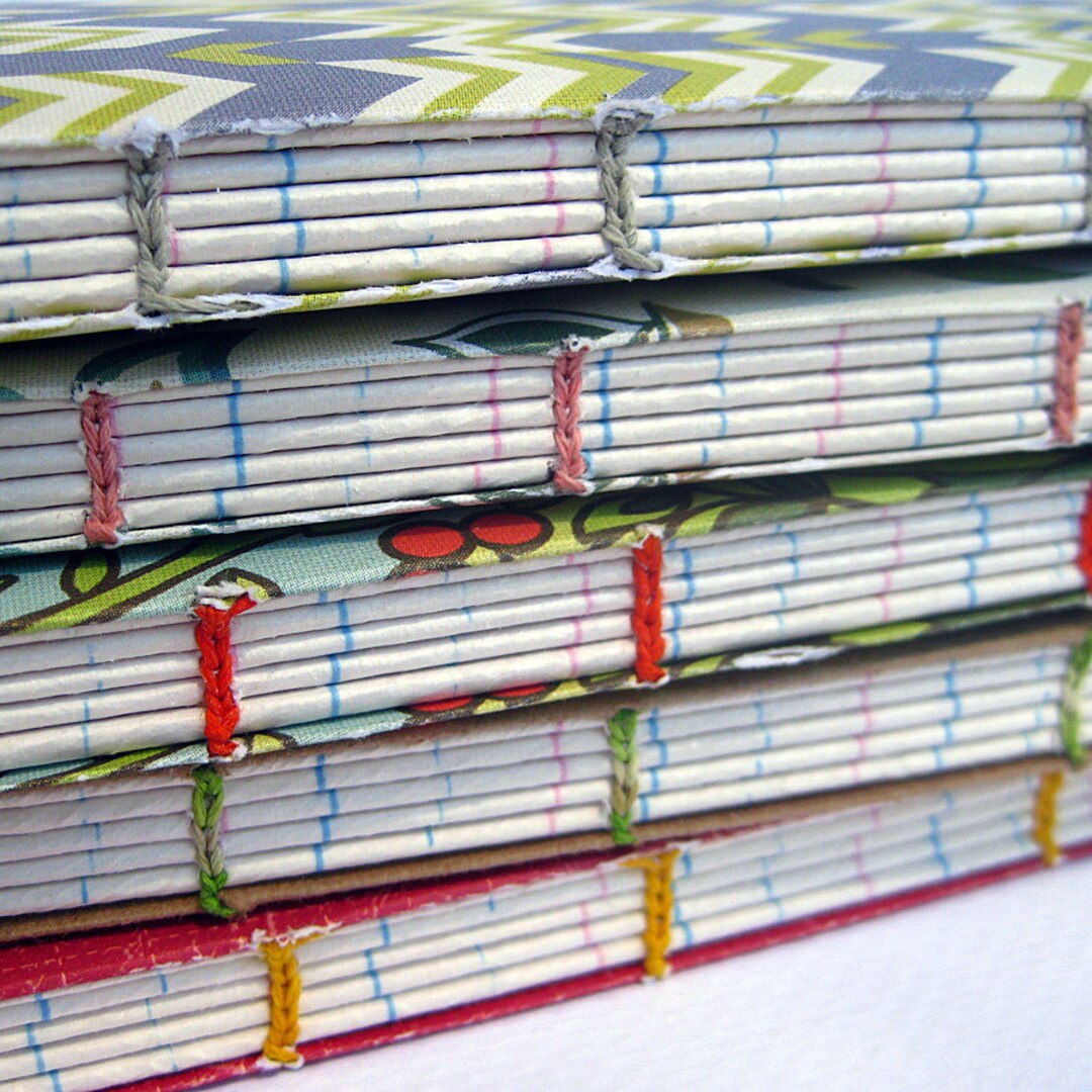 Coptic Binding Tutorial for PAPERBACK Books - Etsy