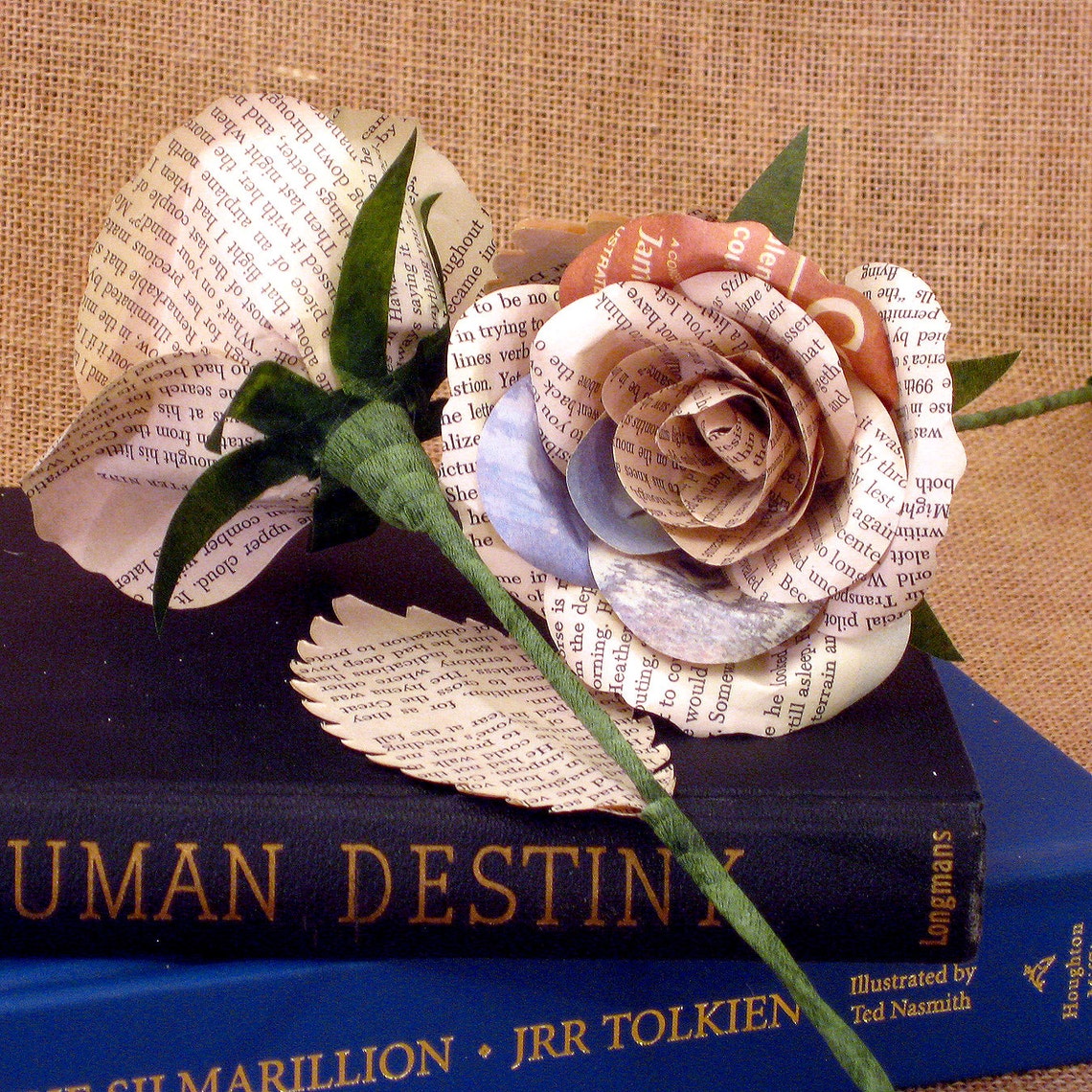 One Dozen Paper Roses Made to Order | Etsy