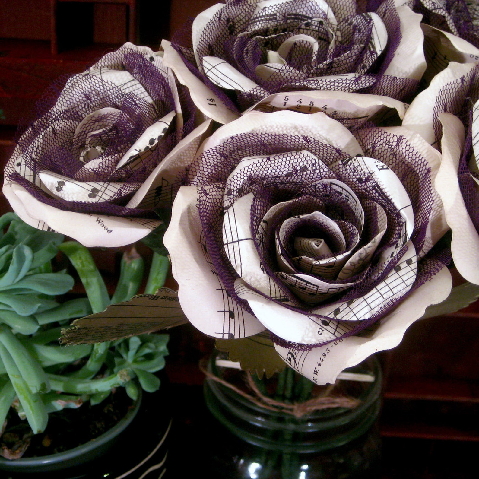 One Dozen Paper Roses Made to Order | Etsy