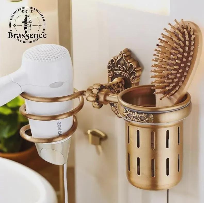Hair Dryer Curling Iron Holder Wall Mount - Etsy display picture 3
