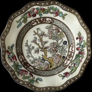 Vintage Coalport England Indian Tree Plate 5.75&quot; D