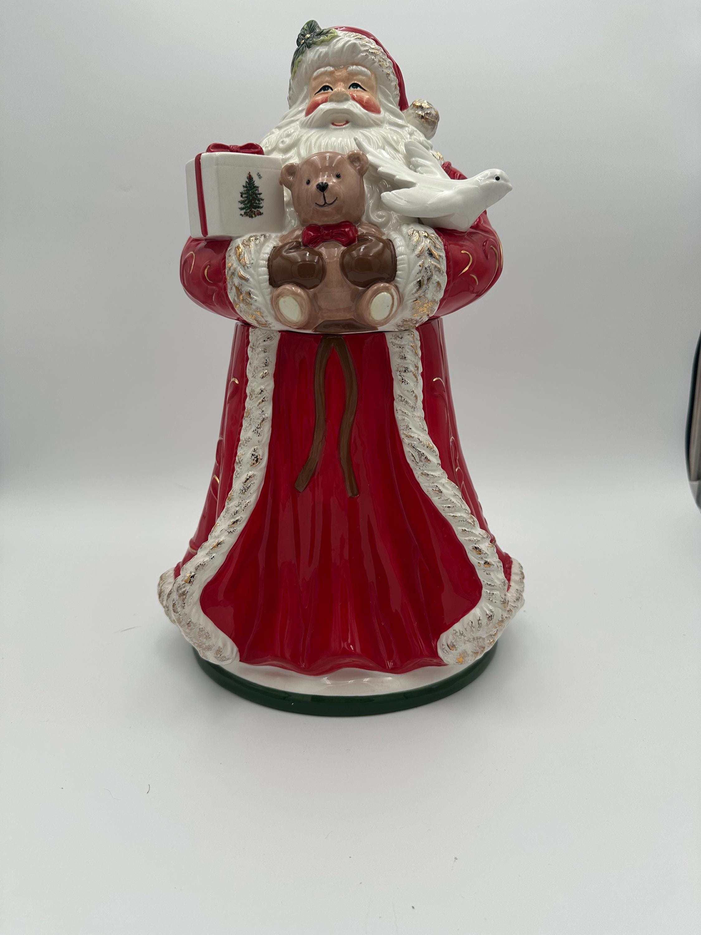 Spode クリスマスツリー サンタクロース クッキージャー　新品 810wIhhereL._AC_UF894,