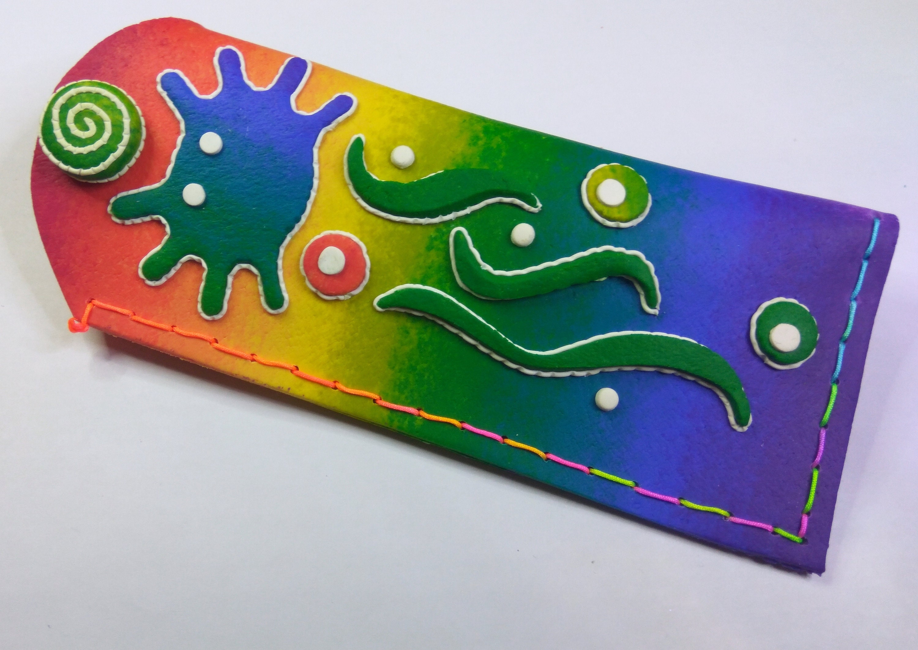 Efecto de cuero Fimo! ¡Un material fabuloso! Tutorial, know how, lección,  clase, proyectos de efecto de cuero fimo, imitación de cuero, arcilla  polimérica - Etsy México, image size:3000x2124