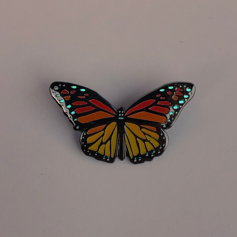 Monarch Butterfly Enamel Pin / Lapel Pin Etsy