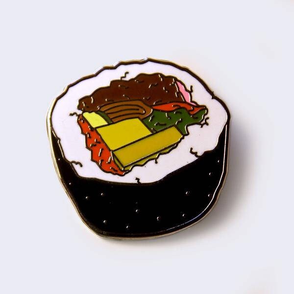 Futomaki / Kimbap Sushi Enamel Pin