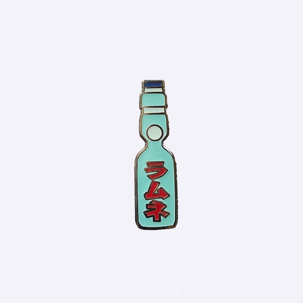 Ramune Japanese Softdrink Enamel Pin  Asian Popular Culture