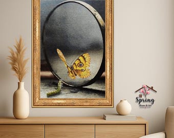 Inspirational Butterfly Canvas - Vibrant Metamorphosis Print