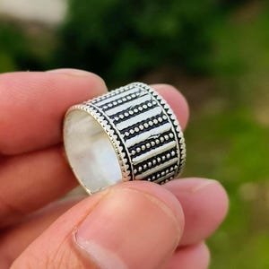 Sterling Silver Band Ring: Minimalist Unisex Jewelry