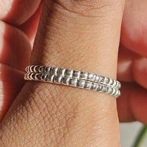 925 Sterling Silver 2-in-1 Adjustable Ring: Minimalist Double Band