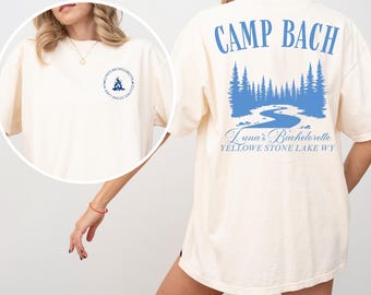 Koszulka Vintage Camp Bachelorette: Koszulka Retro Mountain Bride