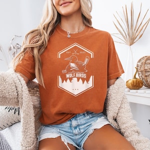 Comfort Colors Hockey Wolf Birds T-shirt